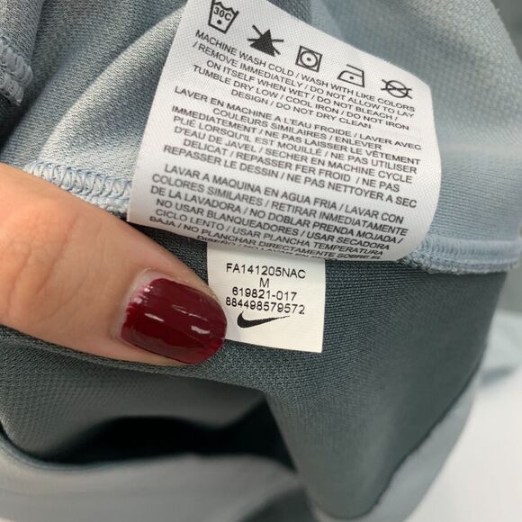 Nike Golf Cover Up Mens M Medium Gray Wool Tech Half Zip Long Sleeve Sweatshirt - Picture 8 of 10